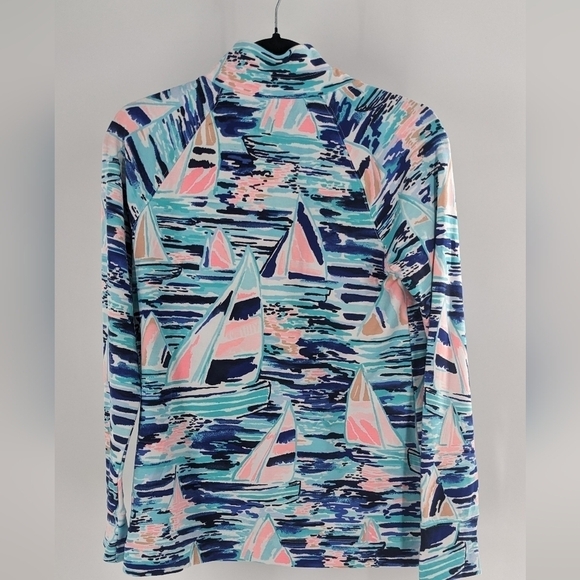 Lilly Pulitzer Pier Pressure Pull Over Size S - Picture 2 of 5
